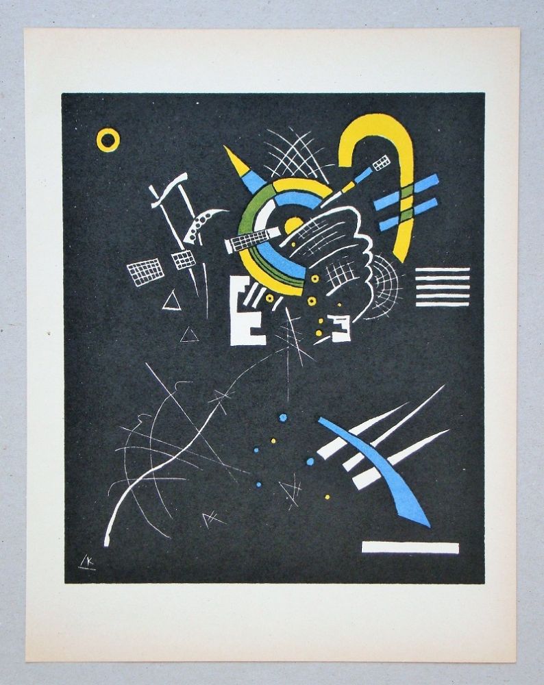 リトグラフ Kandinsky - Petits Mondes - 1923