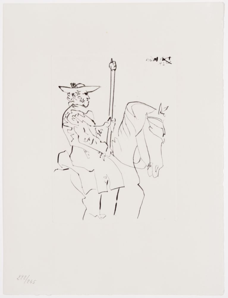 彫版 Picasso - Picador au Repos