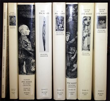 挿絵入り本 Picasso - Picasso. Peintre-Graveur. Catalogue raisonné de l'oeuvre gravé. 1899-1972. 7 Volumes + Adenda
