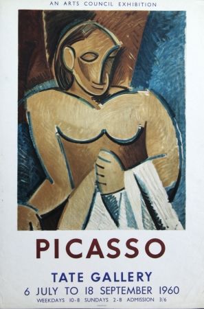 リトグラフ Picasso - Picasso Tate Gallery 1960