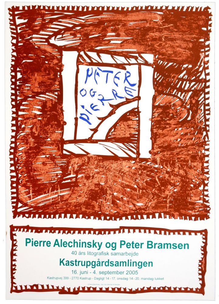 掲示 Alechinsky - Pierre Alechinsky og Peter Bramsen, 40 års lithographisk samarbejde