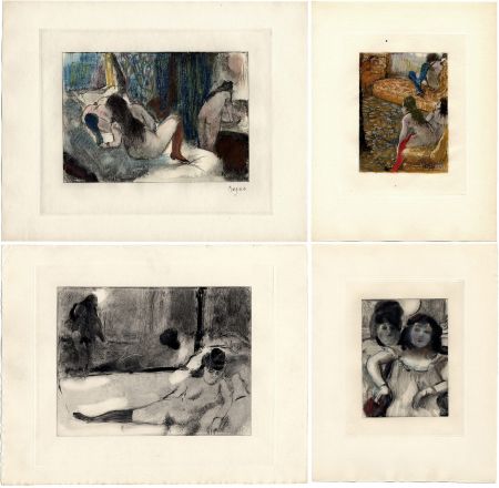 挿絵入り本 Degas - Pierre Louys : MIMES DES COURTISANES. 22 Gravures (Paris 1935)