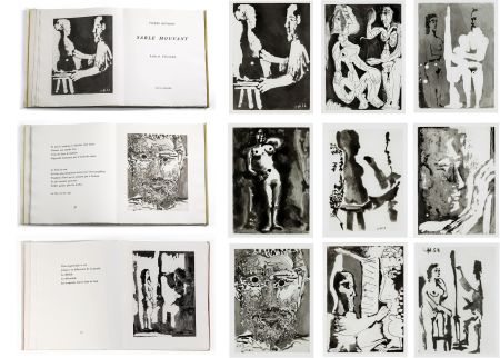 挿絵入り本 Picasso - Pierre Reverdy. SABLE MOUVANT. 10 aquatintes originales (1966)