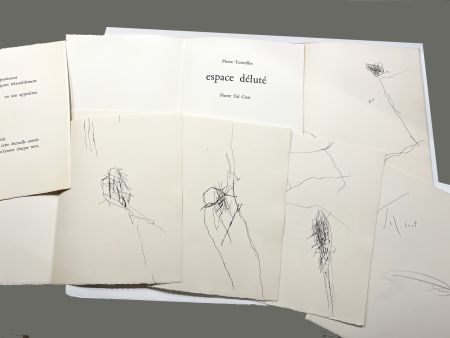 挿絵入り本 Tal Coat - Pierre Torreilles : ESPACE DÉLUTÉ. 7 gravures originales de Pierre Tal Coat.