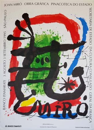 リトグラフ Miró - Pinacoteca De Estado  Sao Paulo