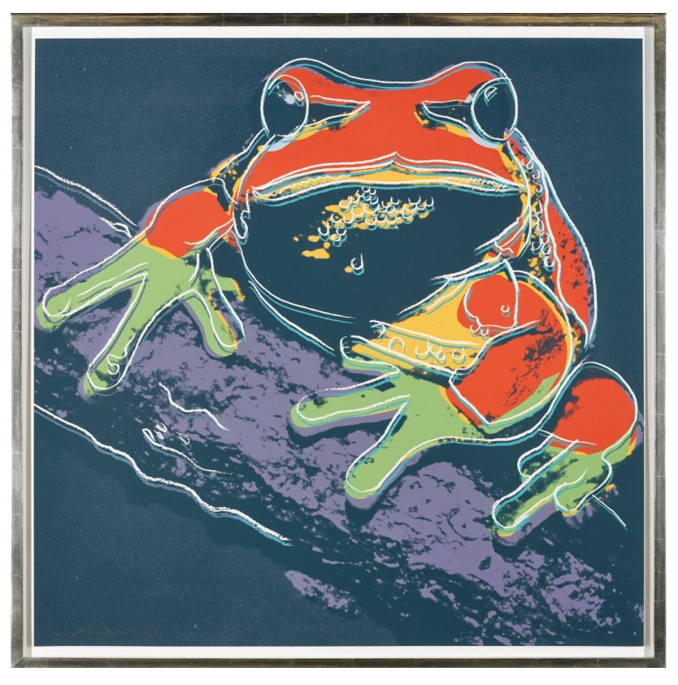 シルクスクリーン Warhol - Pine Barrens Tree Frog (FS II.294)