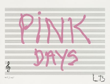シルクスクリーン Bourgeois - Pink Days