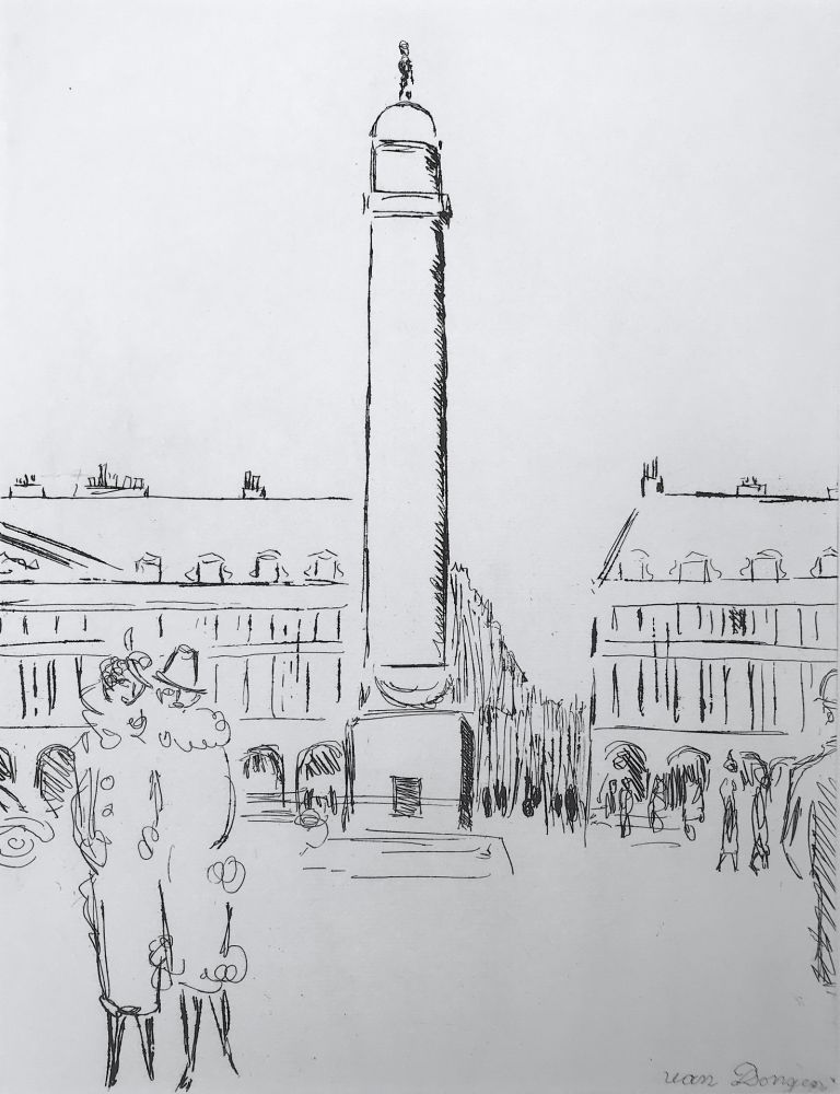 彫版 Van Dongen - Place Vendome
