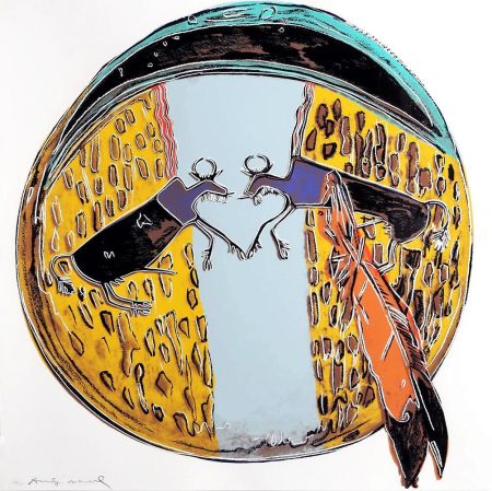 シルクスクリーン Warhol - Plains Indian Shield