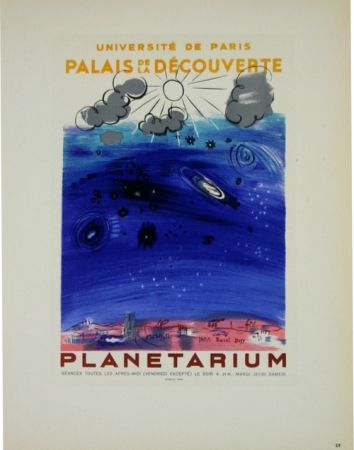 リトグラフ Dufy - Planétarium  1956
