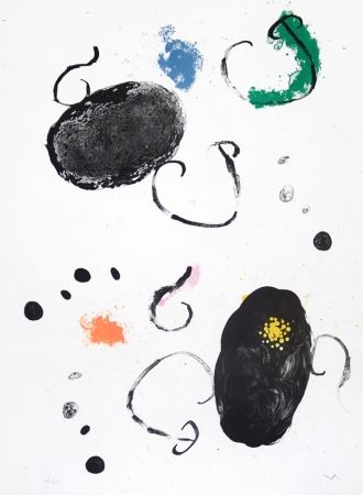 リトグラフ Miró - Plate 15 from Album 19, 1961