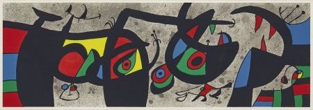 リトグラフ Miró - Plate III from Le Lézard aux plumes d’or (The Lizard with Golden Feathers)