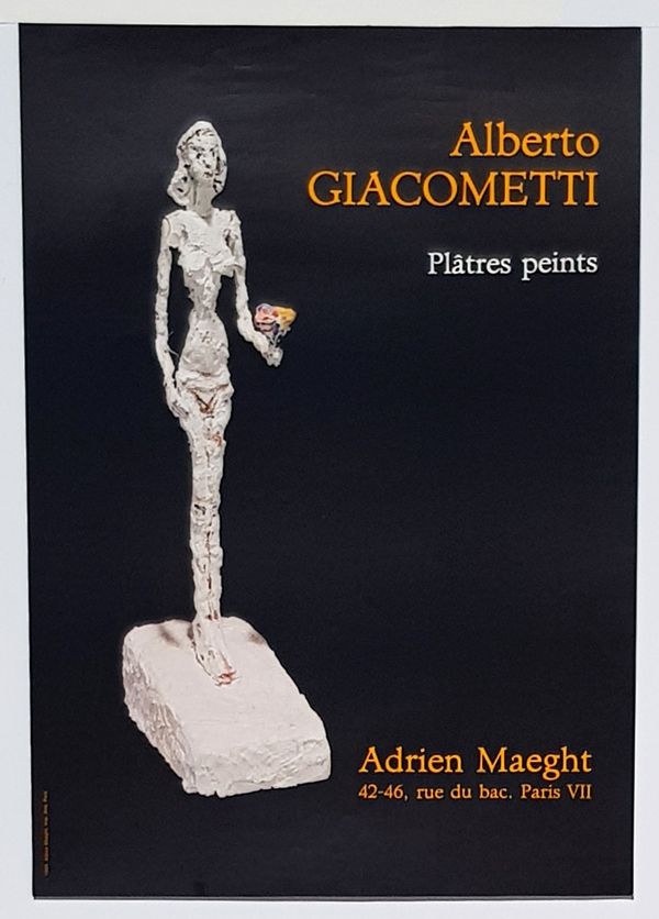 掲示 Giacometti - Platres Peints