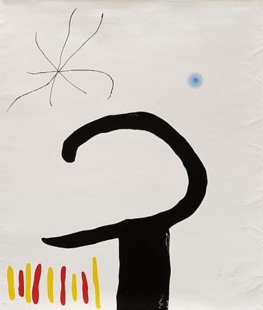 エッチング Miró - Poemas de Salvador Espriú