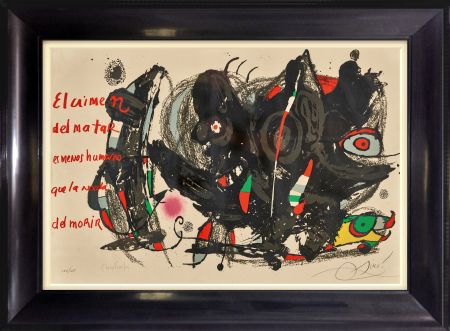 リトグラフ Miró - Poemas Para Mirar