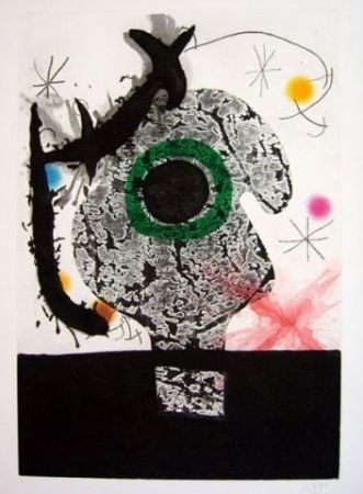 エッチング Miró - Polifemo