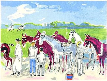 リトグラフ Van Dongen - Polo or Deauville