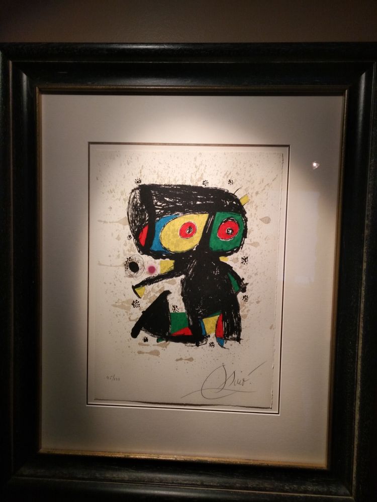 リトグラフ Miró - Polygraph xv anos