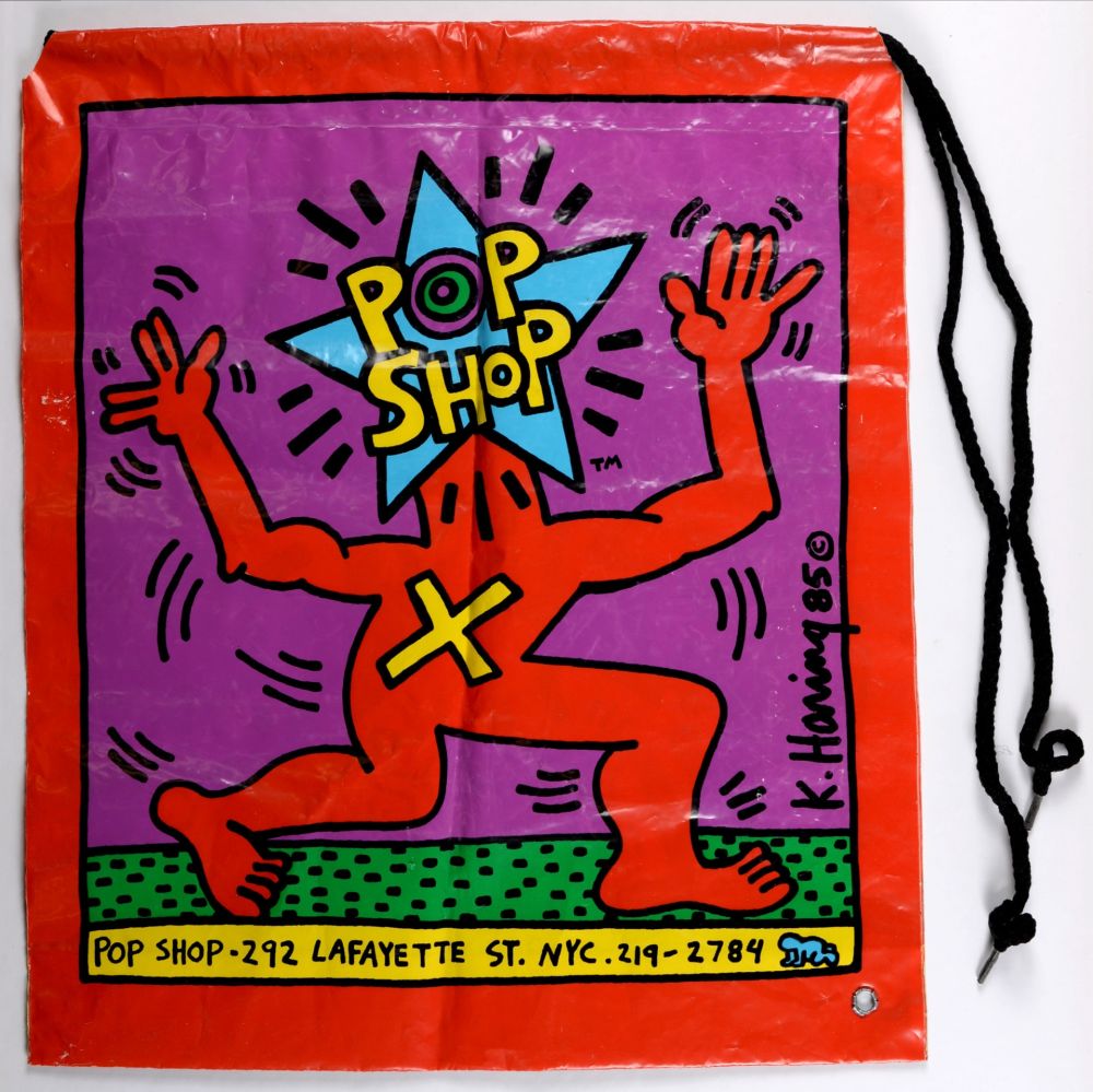 シルクスクリーン Haring - Pop shop Bag, 1986 - Highly collectible!