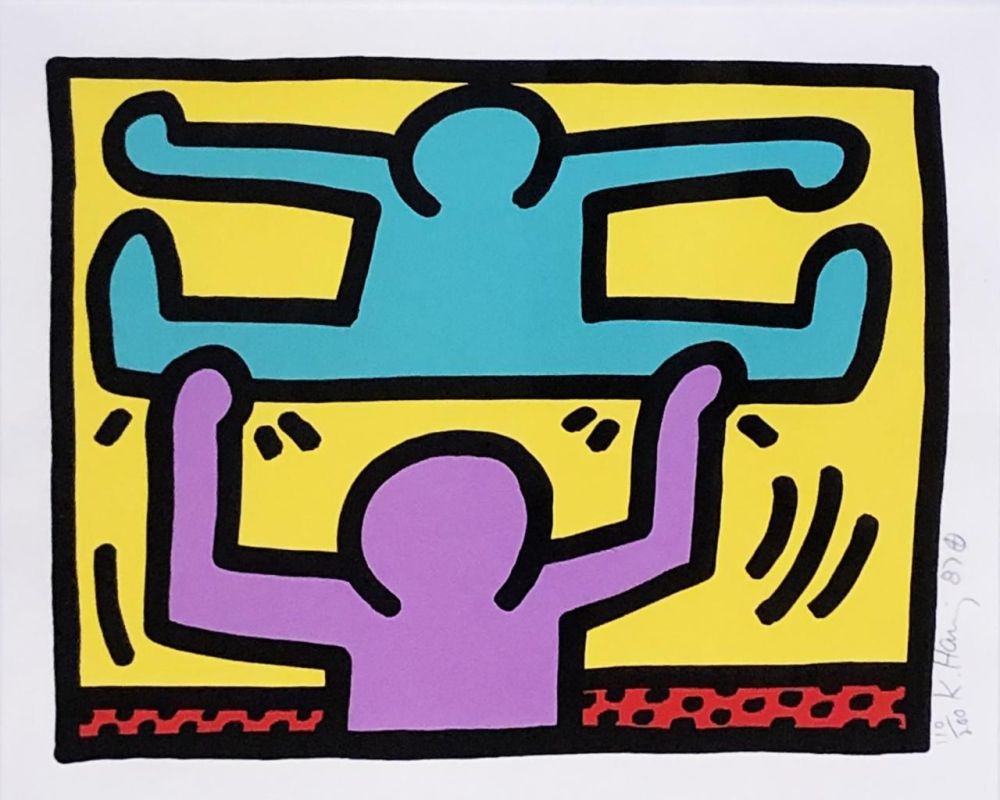 シルクスクリーン Haring - Pop Shop I (D)