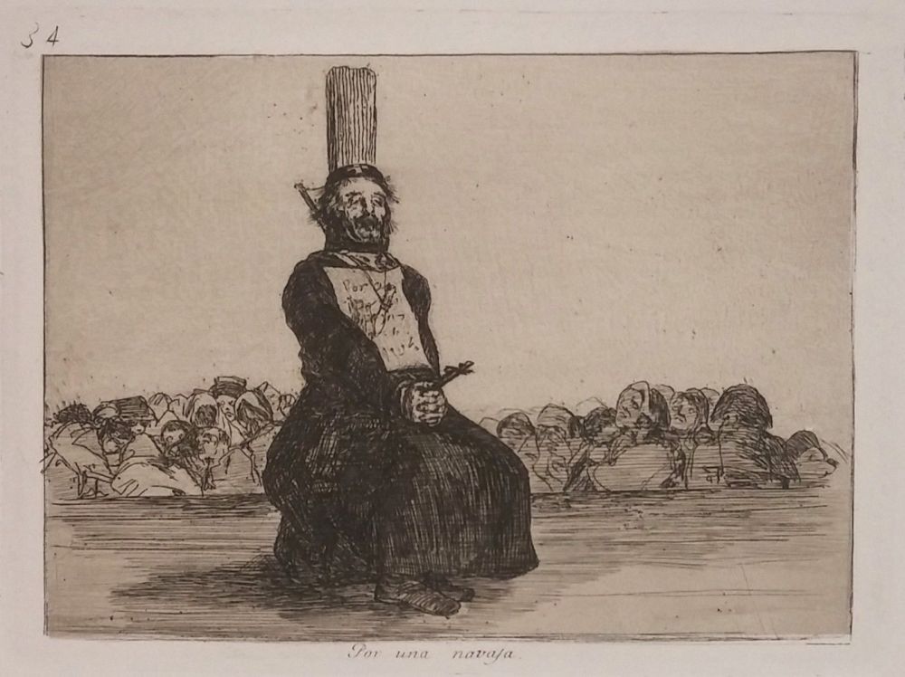彫版 Goya - POR UNA NAVAJA