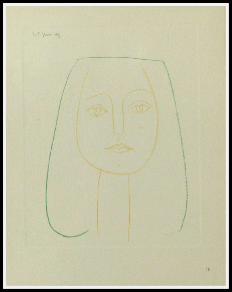 ステンシル Picasso (After) - PORTRAIT