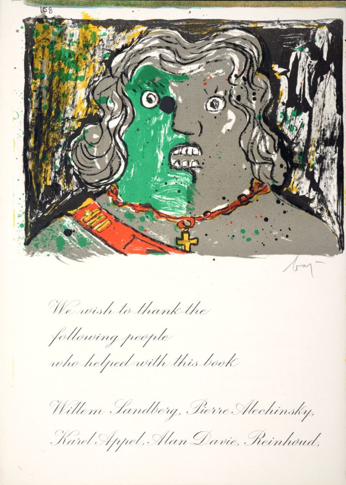 リトグラフ Baj - Portrait, 1964