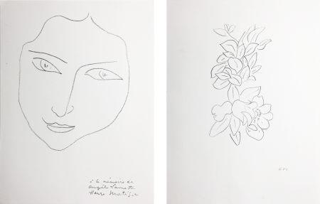 リトグラフ Matisse - PORTRAIT D'ANGÈLE (1943)