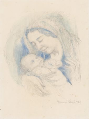 技術的なありません Denis - Portrait d'Antoine Poncet dans les bras de sa mère Anne-Marie