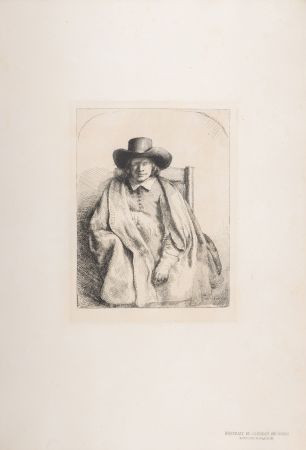 輪転グラビア印刷 Rembrandt - Portrait de Clément de Jonge