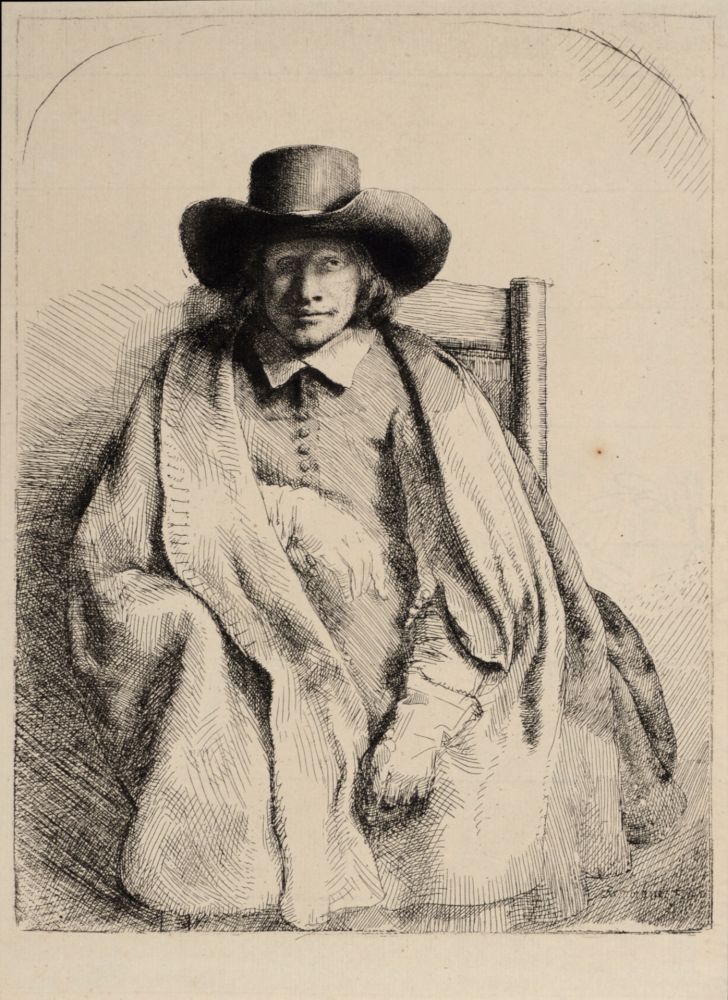 輪転グラビア印刷 Rembrandt - Portrait de Clément de Jonghe