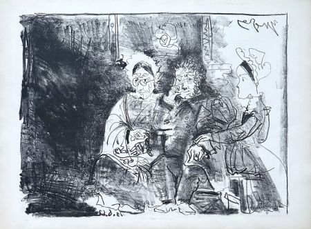 リトグラフ Picasso - Portrait de Famille Ingresque