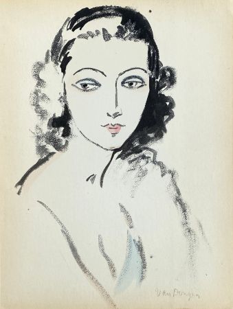 ステンシル Van Dongen - Portrait de Femme