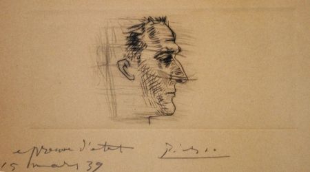 ポイントーセッシュ Picasso - Portrait de Marcel Boudin