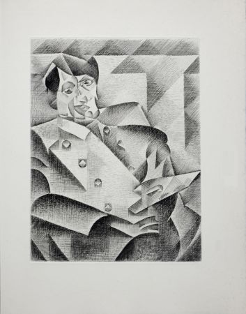 彫版 Gris  - Portrait de Picasso, 1947