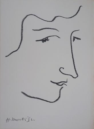 リトグラフ Matisse - Portrait de profi