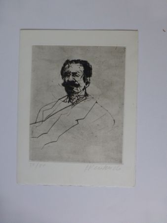 彫版 Weisbuch - Portrait d'homme 