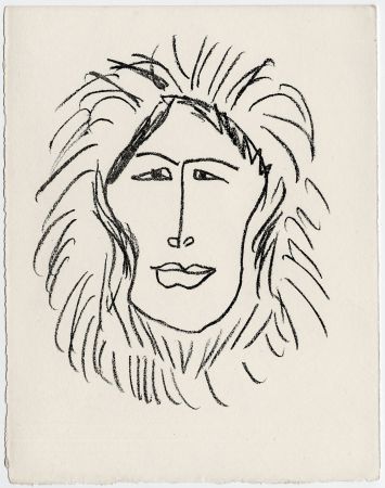 リトグラフ Matisse - Portrait d'homme esquimau n° 1. 1947 (Pour Une Fête en Cimmérie)