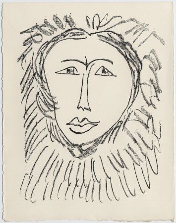 リトグラフ Matisse - Portrait d'homme esquimau n° 3. 1947 (Pour Une Fête en Cimmérie)
