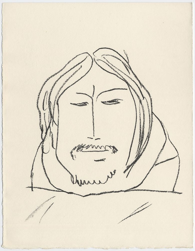リトグラフ Matisse - Portrait d'homme esquimau n° 6. 1947 (Pour Une Fête en Cimmérie)