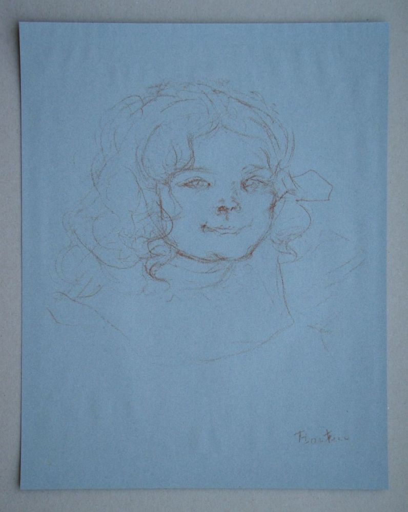 オフセット Toulouse-Lautrec - Portrait d'une jeune fille