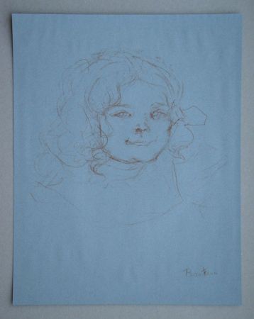 オフセット Toulouse-Lautrec - Portrait d'une jeune fille