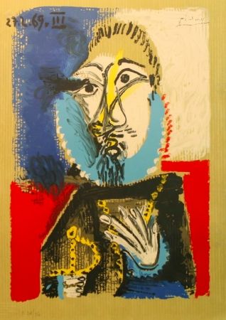 リトグラフ Picasso - Portrait Imaginaires 27.2.69 III