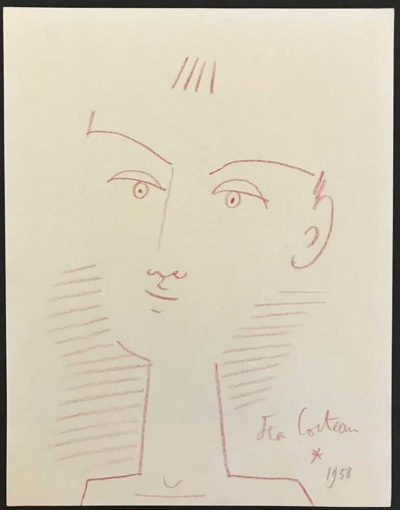 技術的なありません Cocteau - Portrait of a Boy (Red Crayon)
