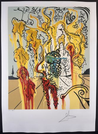 リトグラフ Dali - Portrait of Autumn