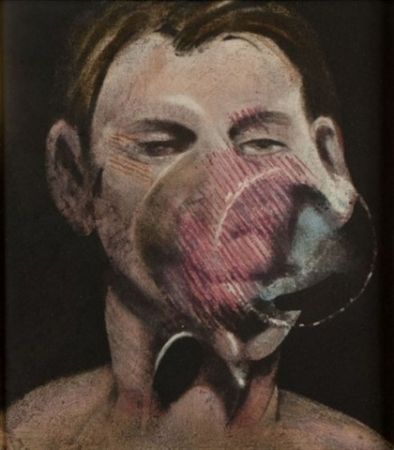 エッチングと　アクチアント Bacon - Portrait of Peter Beard I 