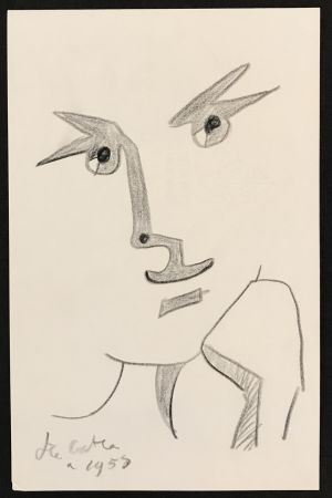 技術的なありません Cocteau - Portrait with Hand to Chin