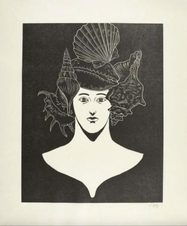 木版 Party - Portrait With Shells