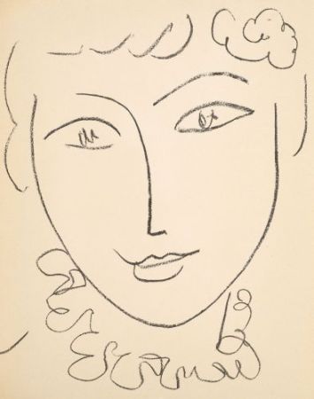 リトグラフ Matisse - PORTRAITS Avec 