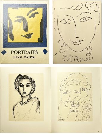 挿絵入り本 Matisse - PORTRAITS Avec 